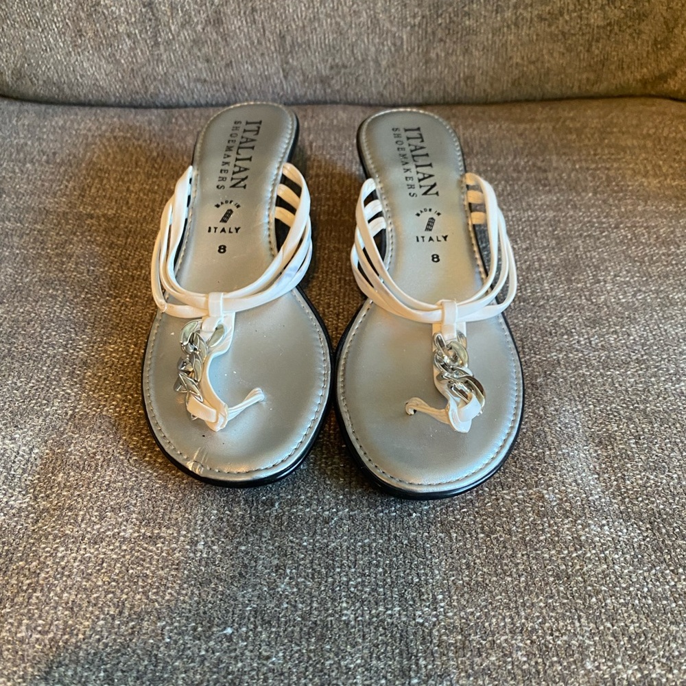 Italian shoemakers sandals size 8